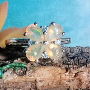🆕🏝️ Natural Ethiopian Opal Ring